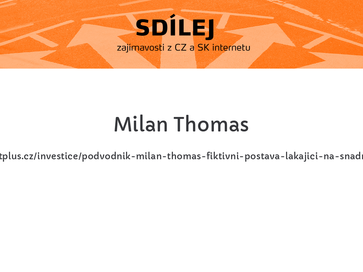 Milan Thomas