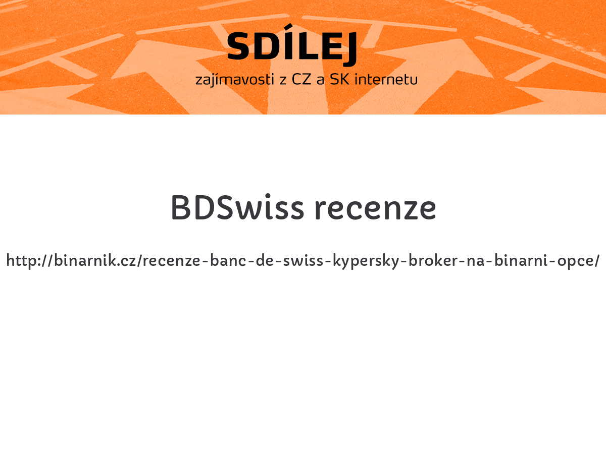 BDSwiss recenze